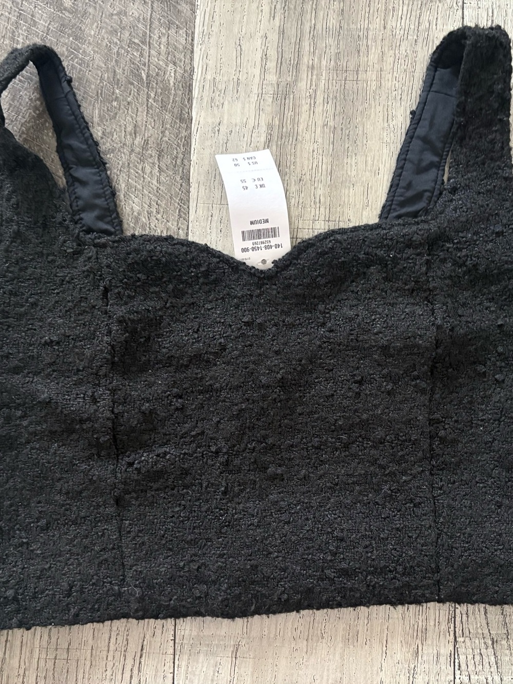 Abercrombie & Fitch Black Textured Two-Piece Skirt Set - Picture 4 of 6
